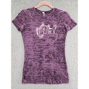 Sick Puppies Shirt Womens Medium Metal Rock Band Tee Fury Purple Concert Merch